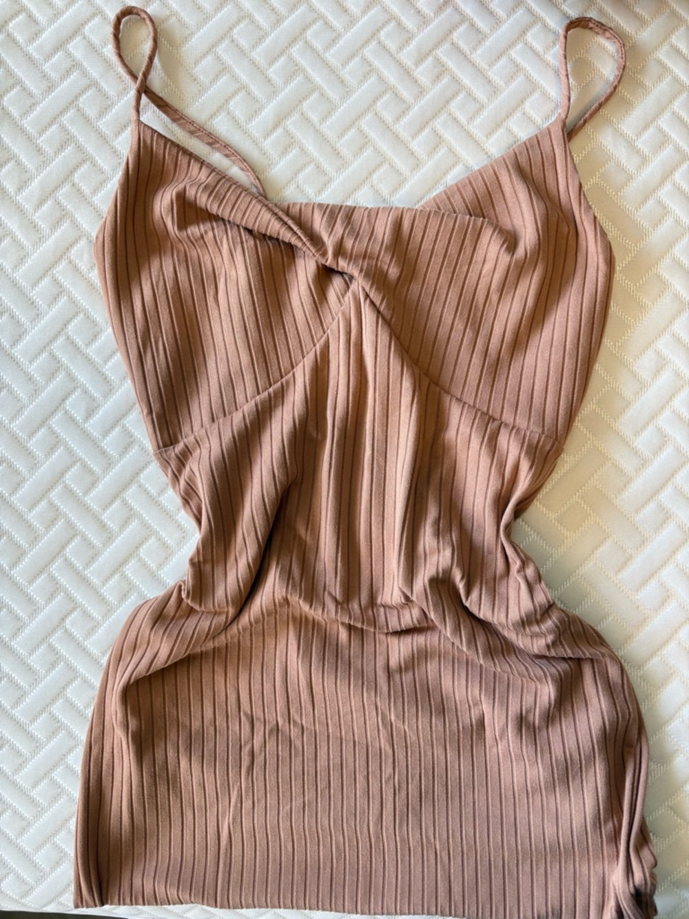 Nude Midi Dress